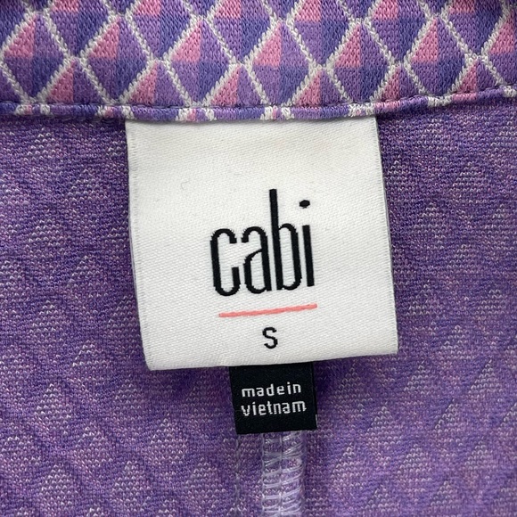 Cabi Imperial Blazer in Sugar Plum Geometric Print, Women's Small - Picture 9 of 11